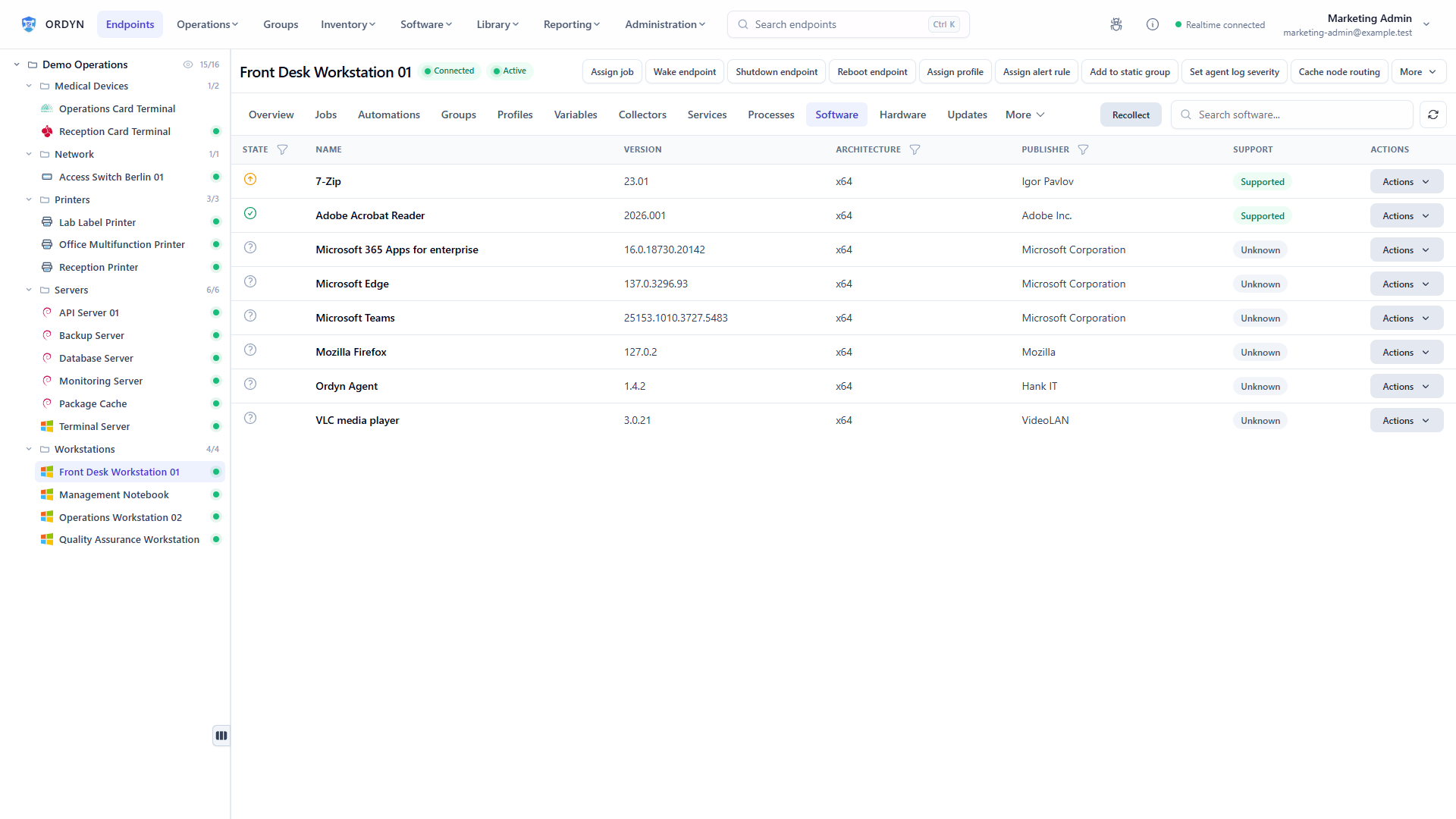 Software Inventory